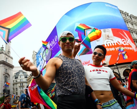 Participants take part in London Pride