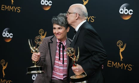 Jill Soloway and Jeffrey Tambor, who both won awards for Transparent