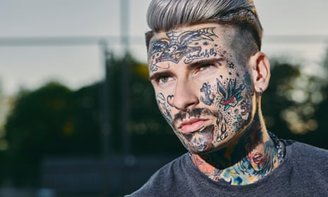 Face off: ‘jobstopper’ tattoos are increasingly popular.