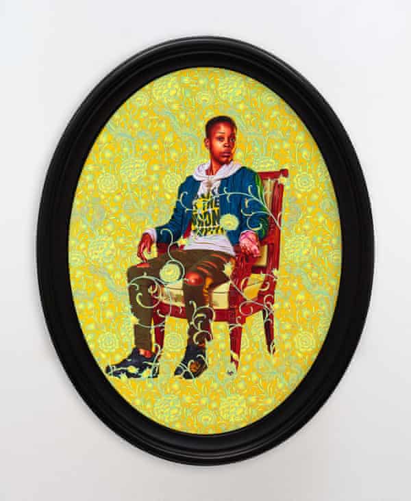 Kehinde Wiley, Portrait of Melissa Thompson, 2020