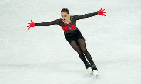 Kamila Valieva in action during last year's Winter Olympics in Beijing.