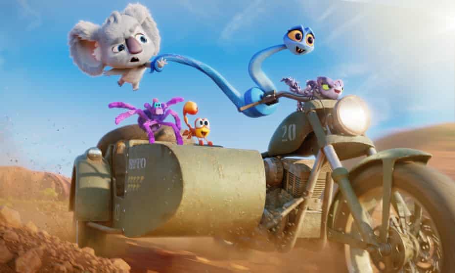 Back to the Outback features an all-star Australian cast, including Tim Minchin as Pretty Boy the koala, Isla Fisher as Maddie the snake, Miranda Tapsell as Zoe the lizard, Guy Pearce as Frank the funnel web spider and Angus Imrie as Nigel the scorpion.