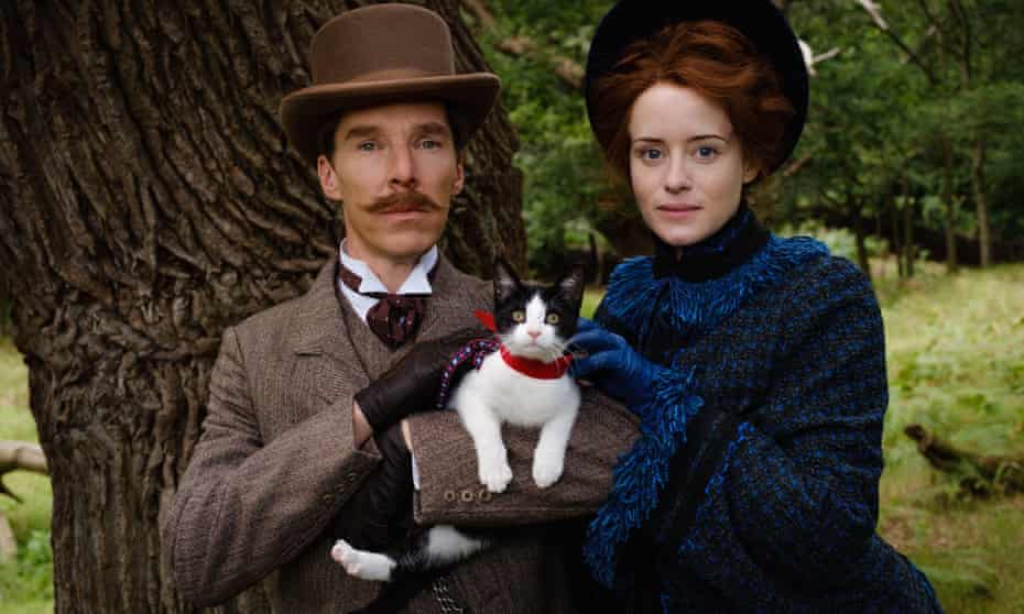 Benedict Cumberbatch and Claire Foy in The Electrical Life of Louis Wain.