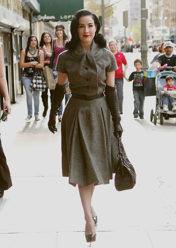 Dita Von Teese: 'I got an email saying: how dare you that suit was for me!' | Fashion | The Guardian Dita Von Teese: 'I got an email saying: how dare you that suit was for me!' | Fashion | The Guardian