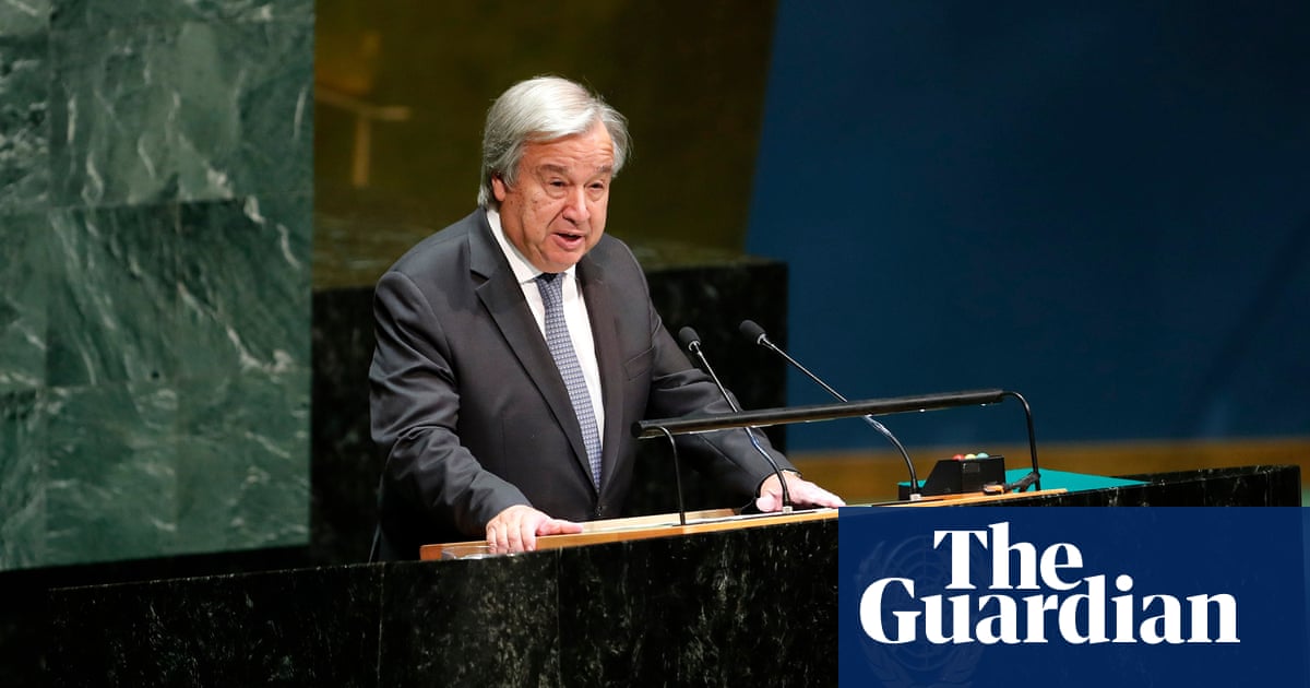 'We're losing the race': UN secretary general calls climate change an 'emergency' - The Guardian