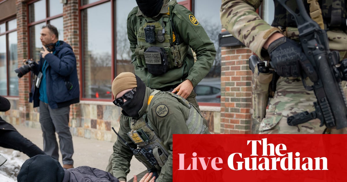 ‘Hundreds more’ federal agents being deployed in Minnesota after killing of Renee Good – US politics live