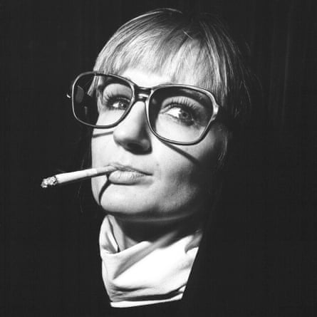 Show me the funny … Davis’s shot of Caroline Aherne.