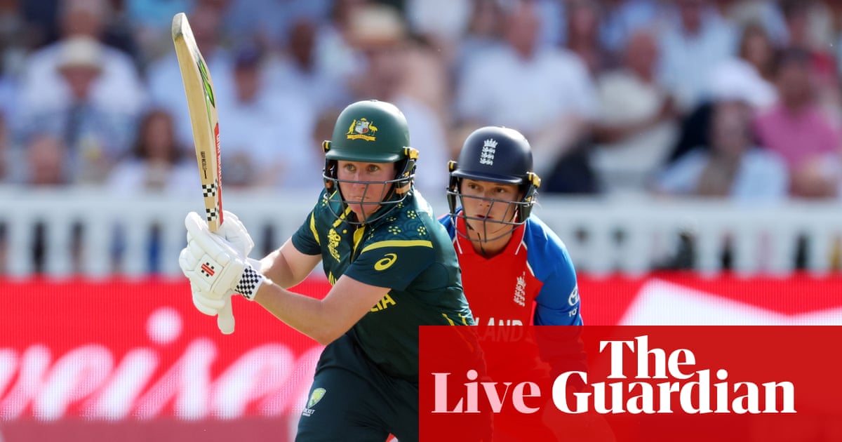 England set Australia target of 151 to win Women’s T20 Cricket World Cup final – live