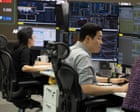 AI share sell-off drags South Korea’s stock market down to six-month low; UK growth beats forecasts in August – business live