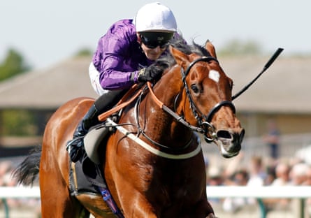 Derby hopeful Ancient Egypt pictured winning at Newmarket last May.