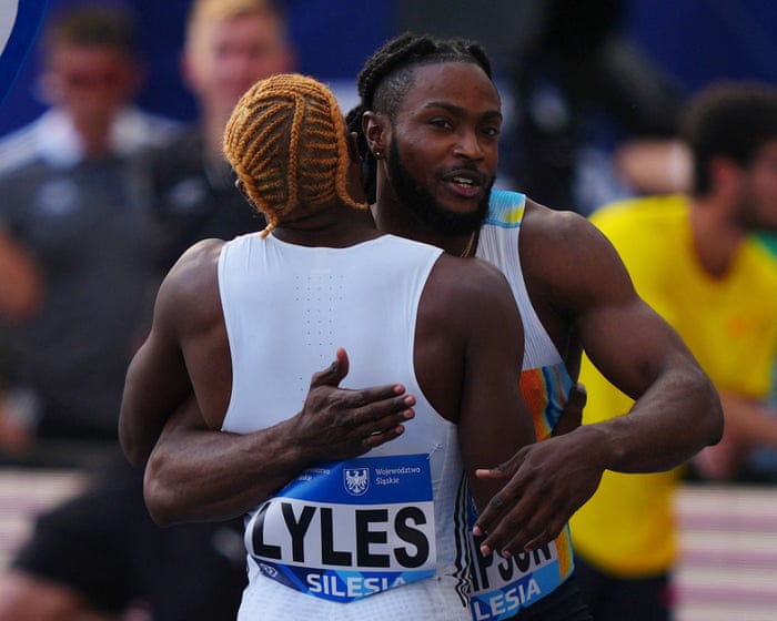 Noah Lyles pipped by Kishane Thompson in first 100m head-to-head since Paris Olympics