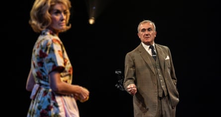 Daniel Cerqueira (right) and Tamzin Outhwaite in Entertaining Mr Sloane.