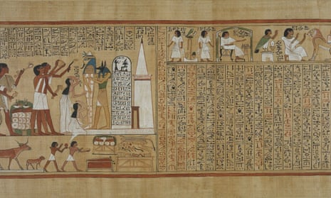 Part of a panel from a version of the Book of the Dead