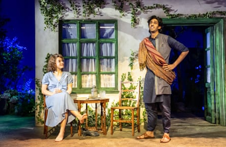 Ruby Ashbourne Serkis (Flora Crewe) and Gavi Singh Chera (Nirad Das) in Indian Ink.