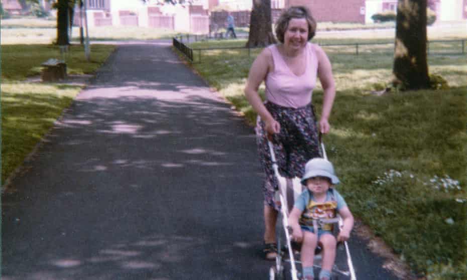 Iain Cunningham with his birth mother, Irene.