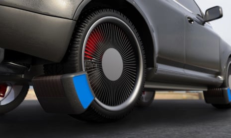 The Tyre Collective's device attached to a wheel