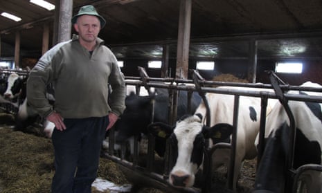 Dairy farmer Janusz Wnorowski