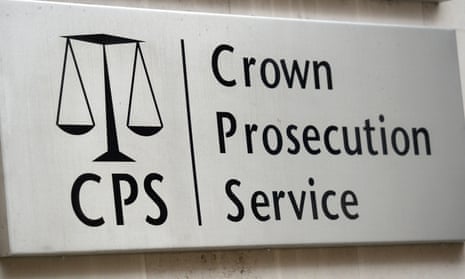 A sign for the Crown Prosecution Service in Westminster, London