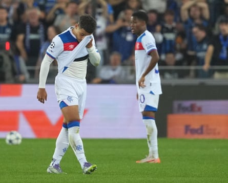 Max Aarons walks off after being shown a red card