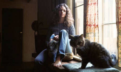 Carole King … and her cat Telemachus, from the cover of Tapestry. 