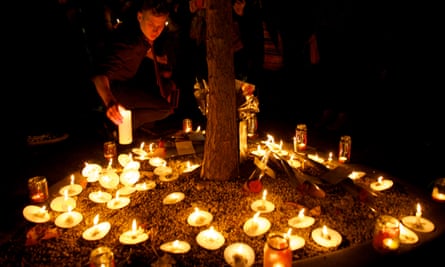 World AIDS Day candlelight vigil and procession in Manchester.