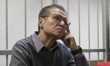 Alexei Ulyukayev waits for a court hearing in Moscow on 7 December 2017.