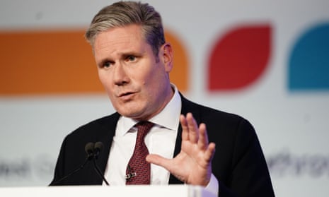 Keir Starmer speaking to business leaders at the British Chambers of Commerce annual conference