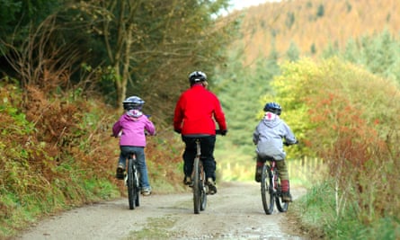 Dalby Forest bike trails, North Yorkshire
