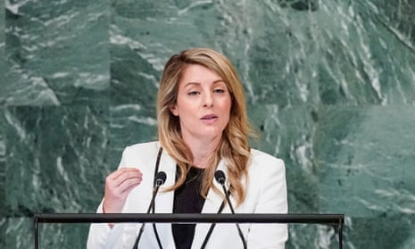 Melanie Joly said the meeting would give them an opportunity to coordinate efforts and discuss ‘ways to increase their collective support for the Iranian people’.
