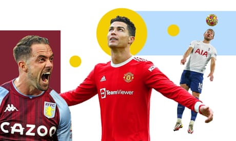 Danny Ings, Cristiano Ronaldo and Harry Kane.