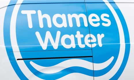 Thames Water Van in South London on June 28, 2023
