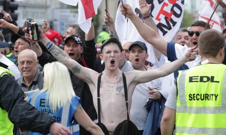 EDL protesters included members from Coventry and the North East. 