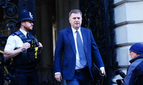 Work & Pensions Secretary, Mel Stride, arrives in Downing Street, Westminster, London, ahead of the first Cabinet meeting with Rishi Sunak as Prime Minister.