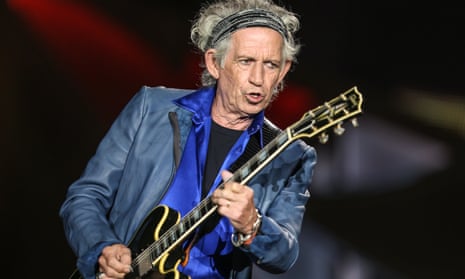 Keith Richards on stage in San Diego this summer.