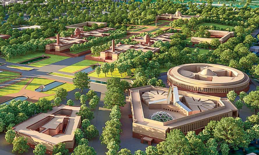 Plans for a new parliament complex.