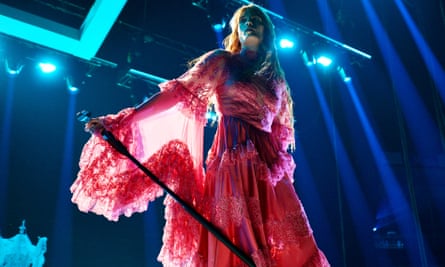 Florence Welch at the O2 Arena in 2022.