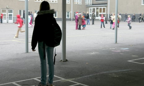 University of Strathclyde research found 77% of surveyed pupils in England and Scotland had suffered racism, xenophobia or bullying. (Model posing). 