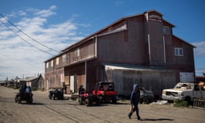 Shishmaref sits on a barrier island in the Chukchi sea.