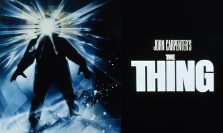 The poster for the film The Thing (1982), directed By John Carpenter
