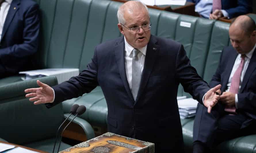 Scott Morrison at question time