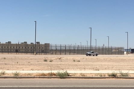an exterior view of a detention center