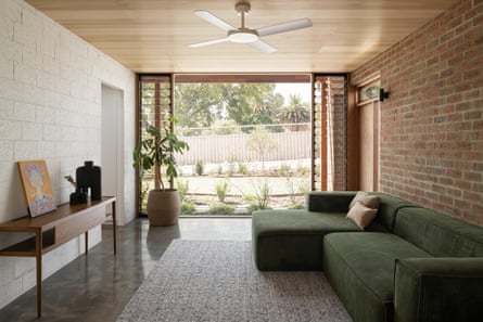 Inside Farrier Lane House’s lounge.