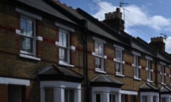 A row of terrace houses in Windsor, Berkshire