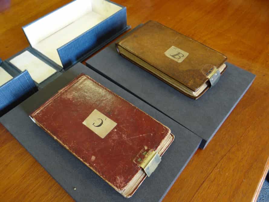 The notebooks were found to be missing in 2001