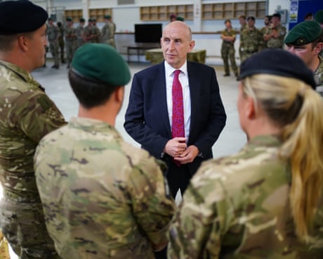 Fund defence spending from tax rise on middle earners, thinktank tells Healey