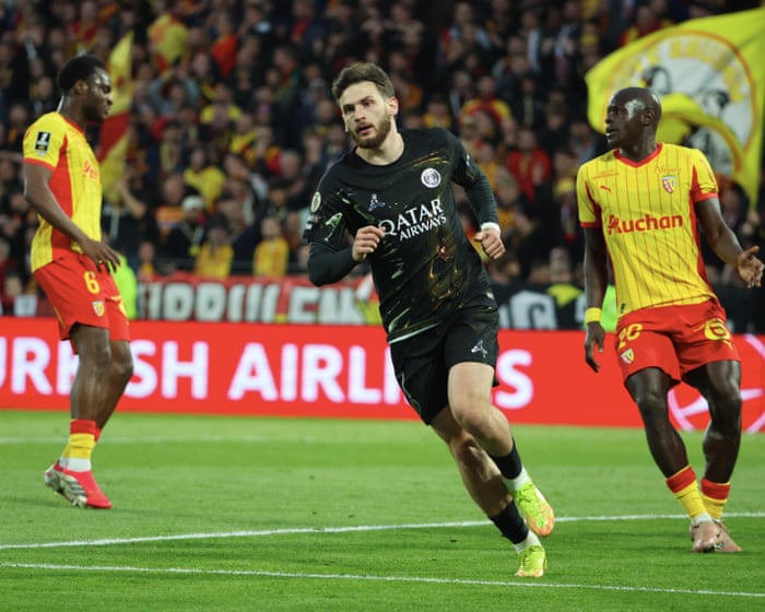 European football: Kvaratskhelia powers PSG to Ligue 1 title at Lens