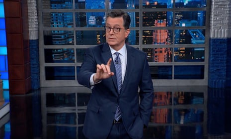 Stephen Colbert: ‘While officials are urging calm, today Wall Street S&P’ed its pants.’