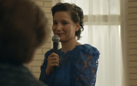 Darla Contois as Esther (Bezhig) Rosenblum in the second timeline of Little Bird.