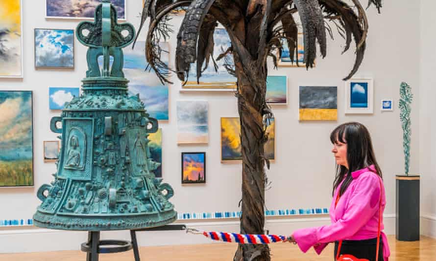 Covid Bell by Grayson Perry at the Summer Exhibition 2022 at the Royal Academy of Arts.