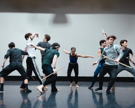 Northern Ballet dancers in rehearsal for Gentleman Jack.